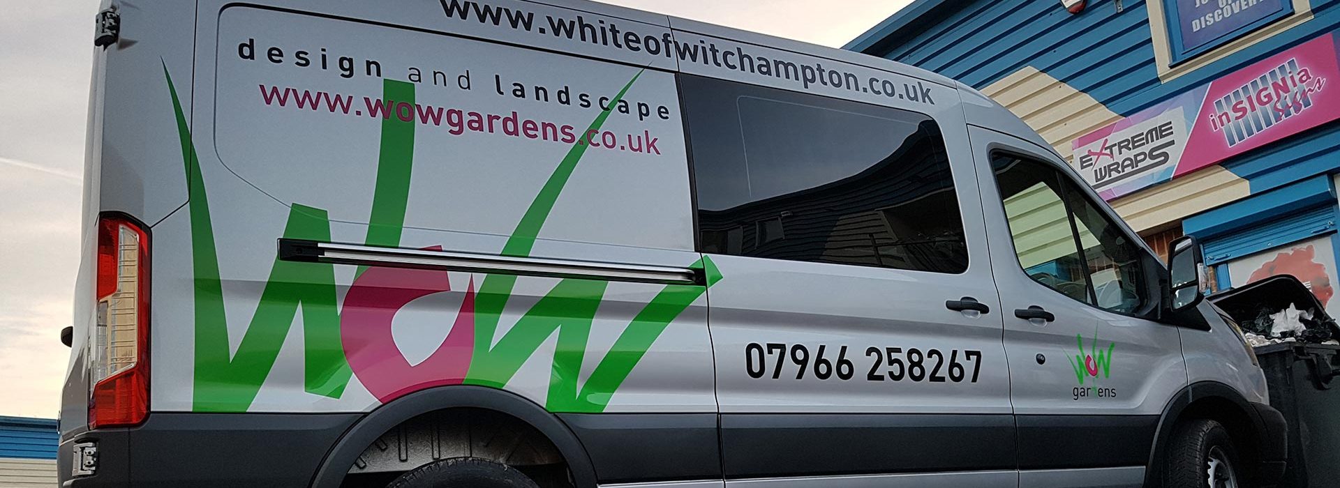 Portfolio - Wow Gardens - Van Wrap