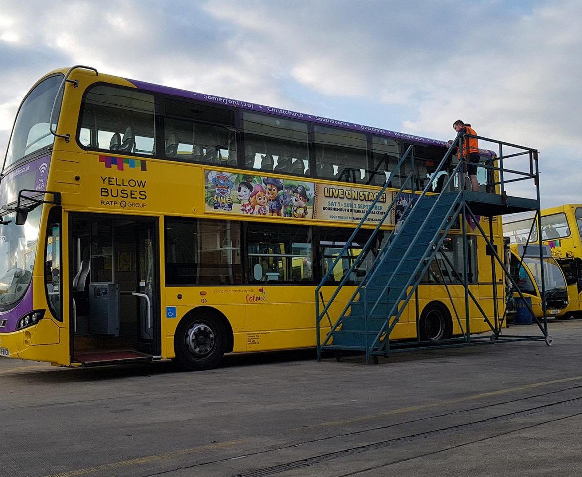 Portfolio - Yellow Buses - Bus Wrap