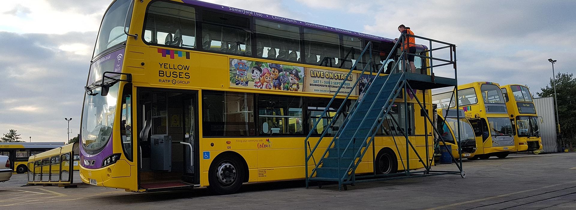 Portfolio - Yellow Buses - Bus Wrap