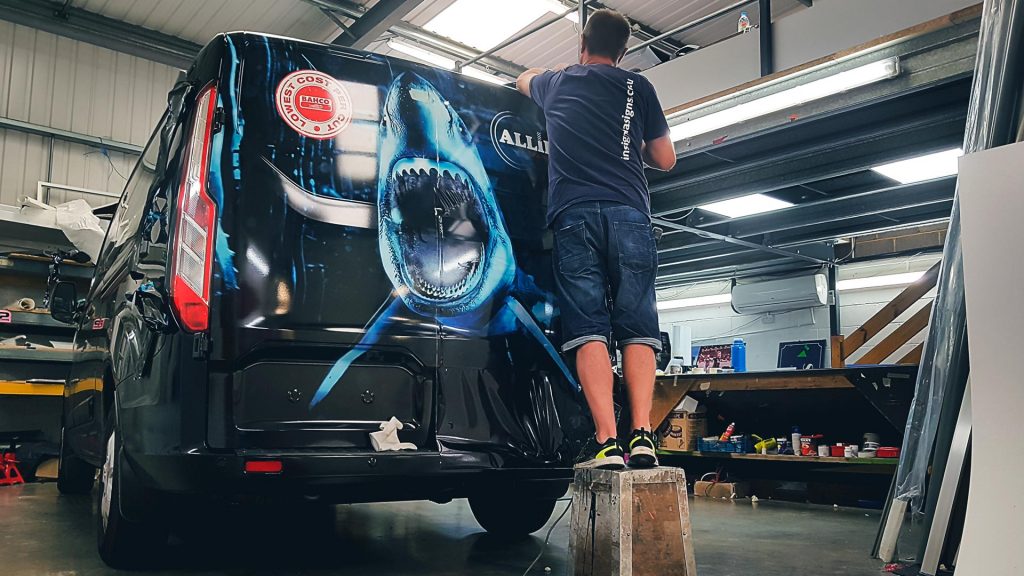 Portfolio - Shark Design for Allied Tooling Ltd Van - Vehicle Wrap