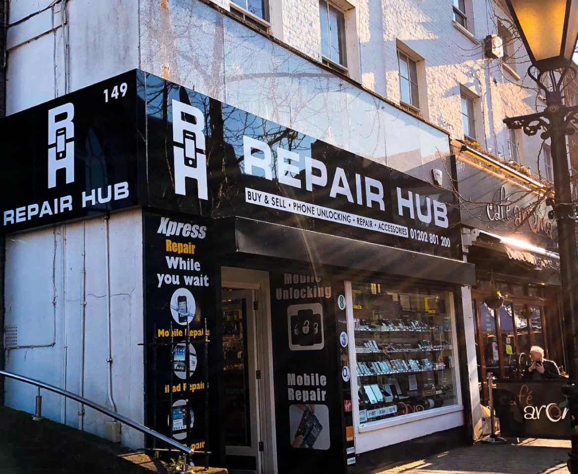 Portfolio - Repair Hub Shop Sign - Signs