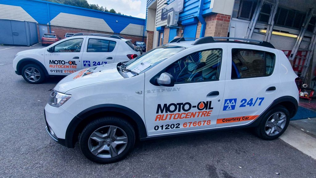 Moto-Oil Autocentre Cars Vehicle Wrap