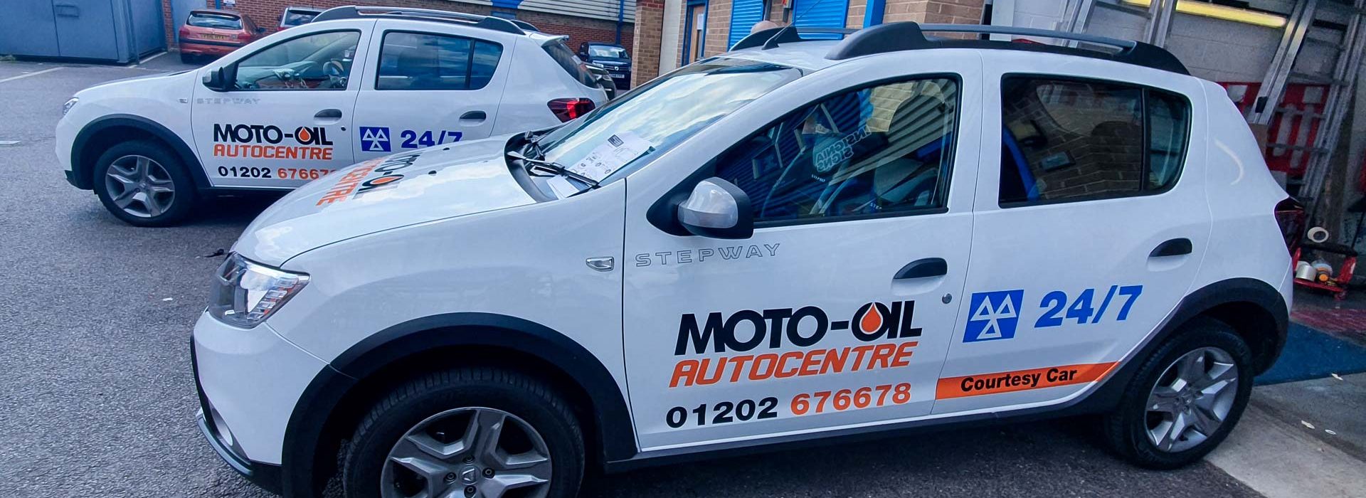 Moto-Oil Autocentre Cars Vehicle Wrap