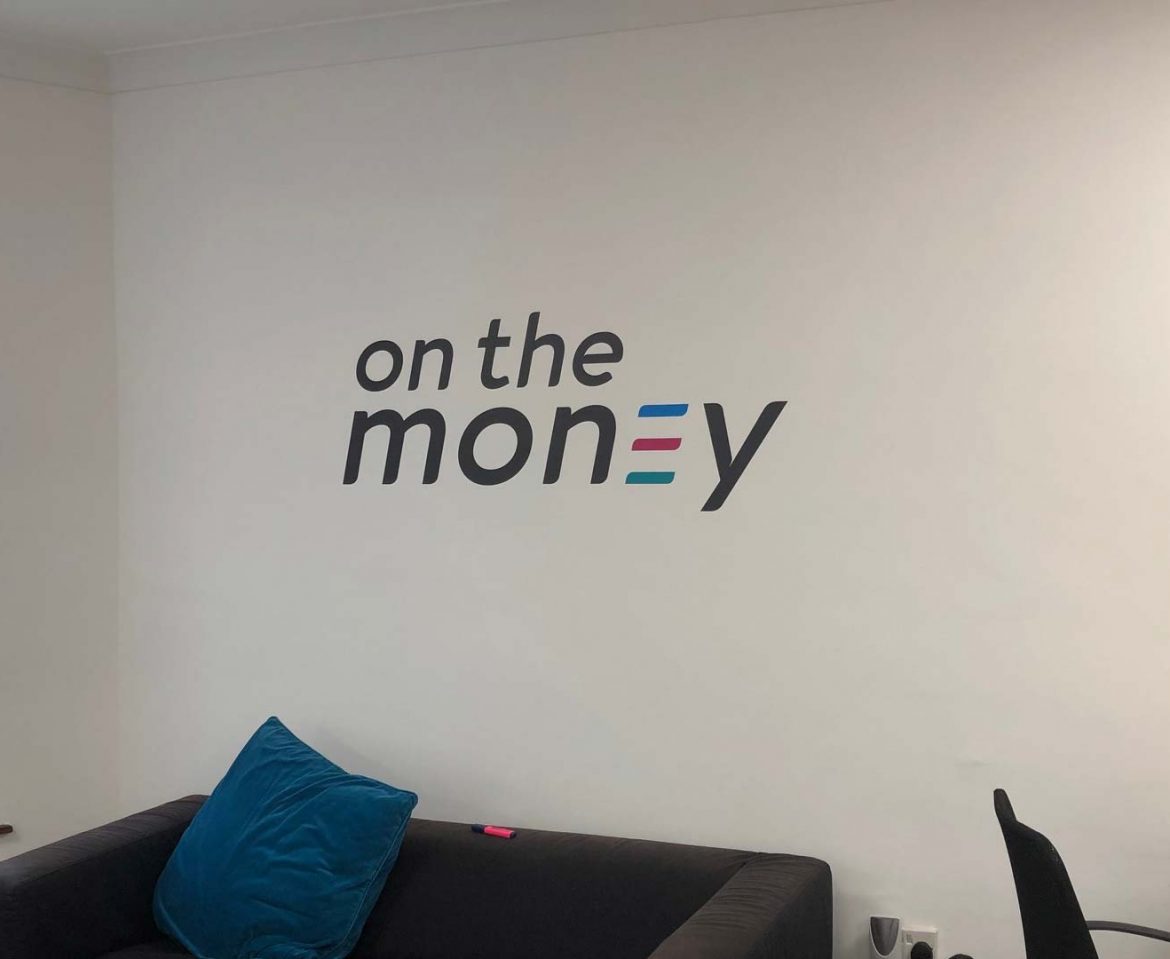 Portfolio - On the Money Wall Graphic
