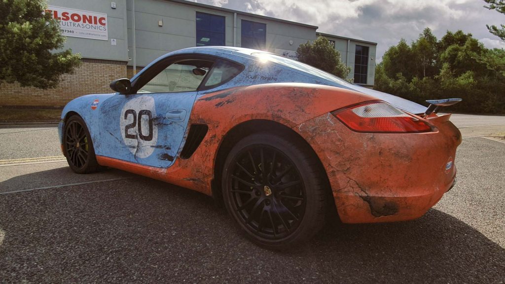 Portfolio - Porsche Gulf Car Vehicle Wrap - Side Back