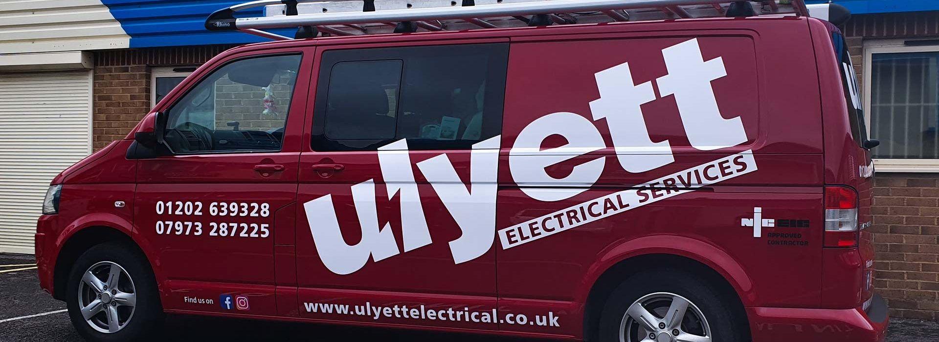 Portfolio - Uylett Electrical Services Van Vehicle Wrap