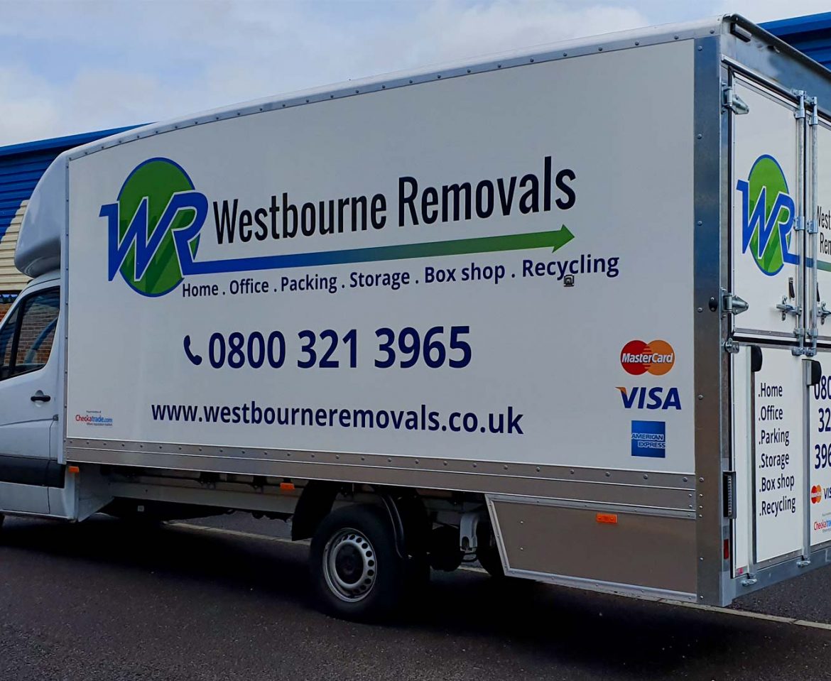 Portfolio - Westbourne Removals Van Vehicle Wrap