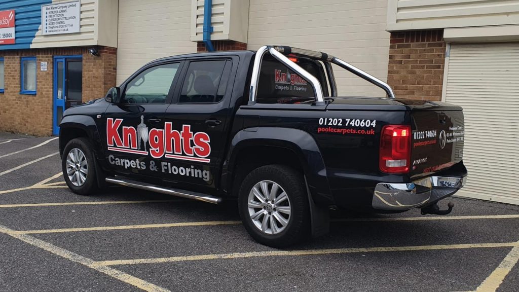 Portfolio - Knights Carpets and Flooring Van Wrap - Insignia Signs