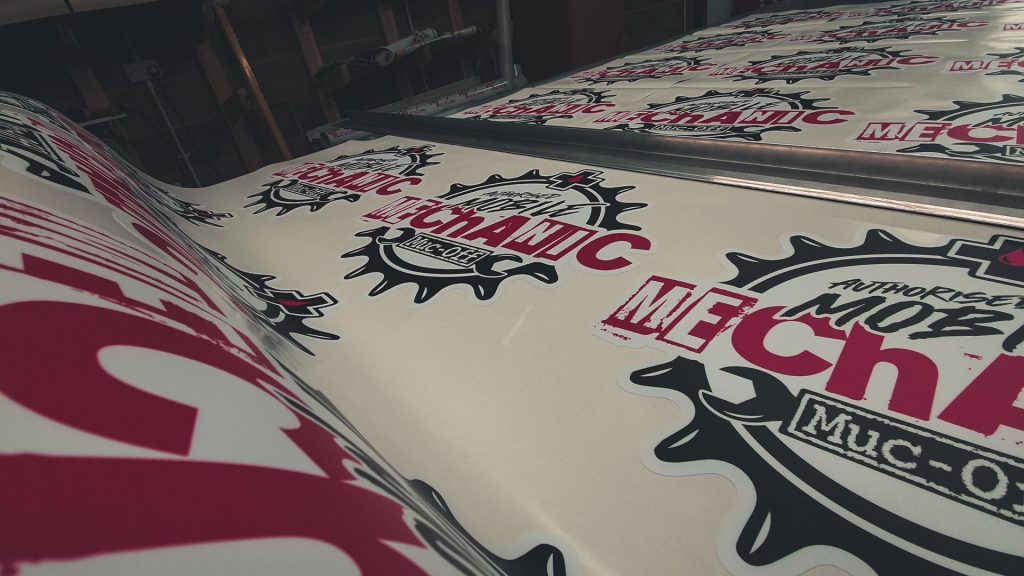 Portfolio - Muc-Off Authorised Mechanic Prints - Insignia Signs