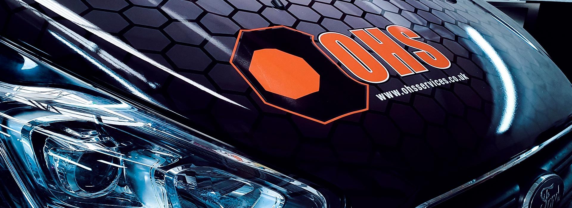 Portfolio - OHS Services Ltd Van Wrap Front Bonnet - Insignia Signs